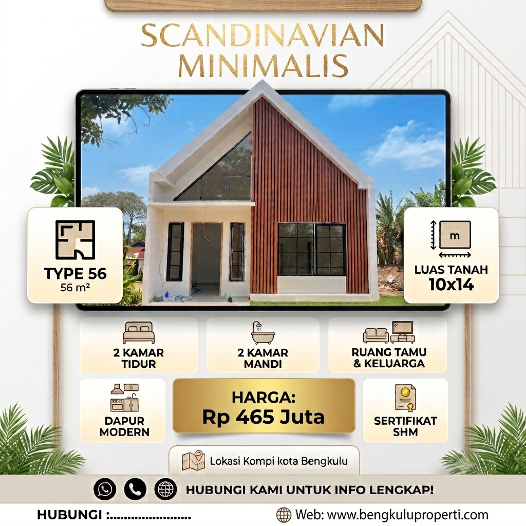 Rumah Scandinavian Minimalis