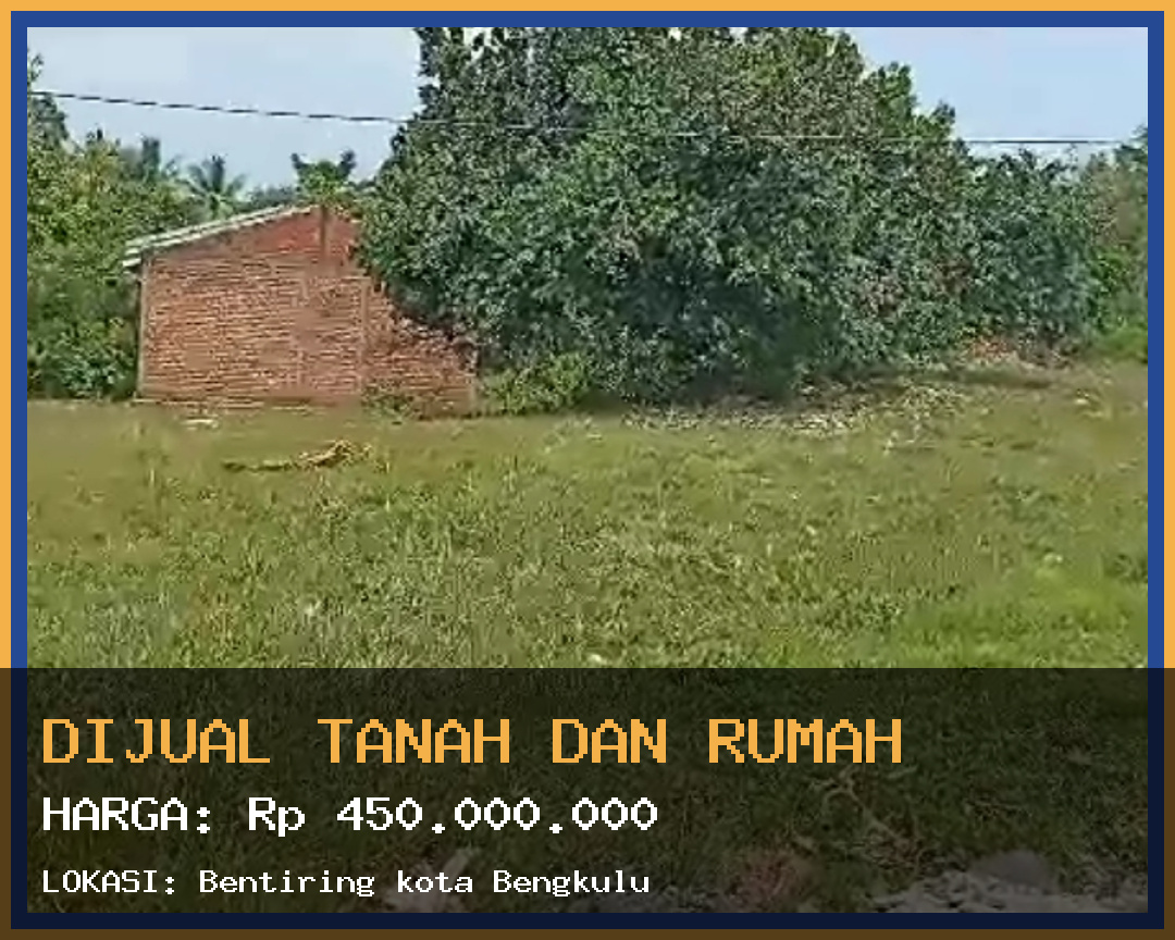 Dijual tanah dan Rumah