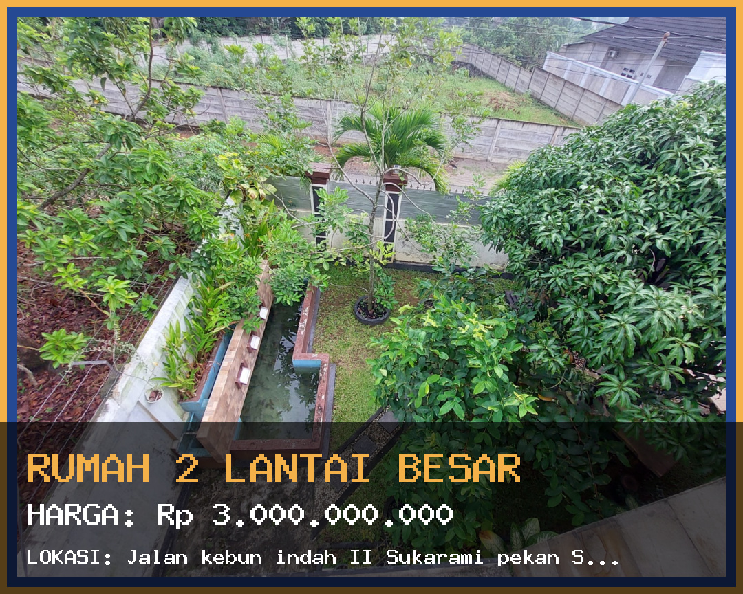 Rumah 2 lantai besar