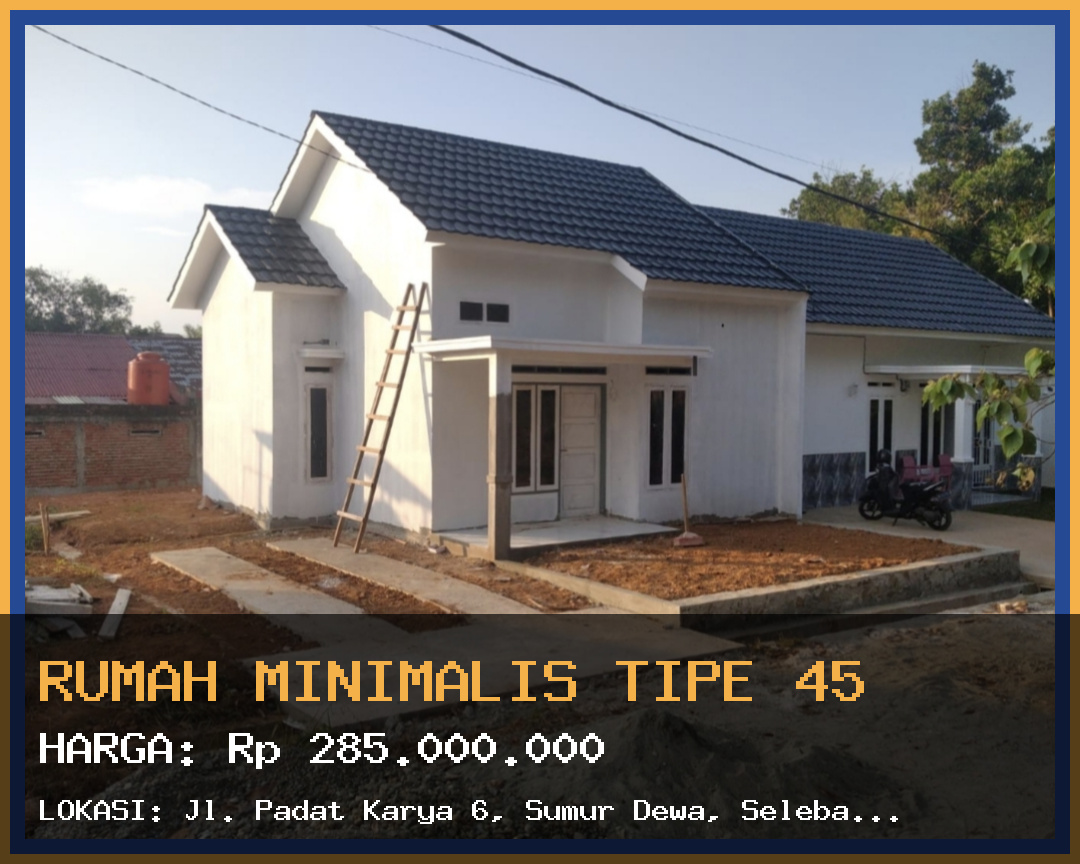 RUMAH MINIMALIS TIPE 45