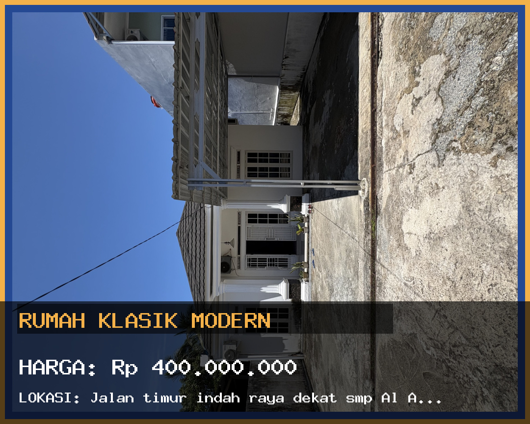 Rumah Klasik Modern